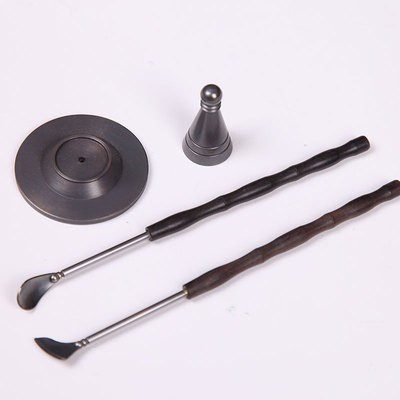 制作纯铜套装香粉模具用品