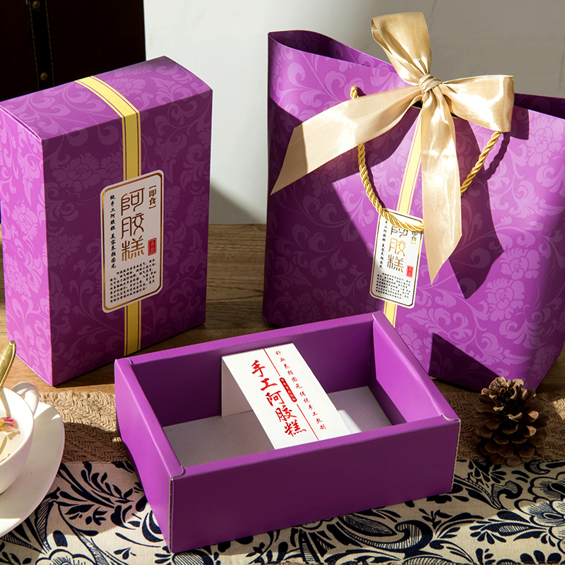 阿胶糕礼盒包装盒一斤装