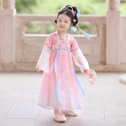 汉服女童2026新款夏装儿童中国风超仙古装裙子公主高端连衣裙唐装