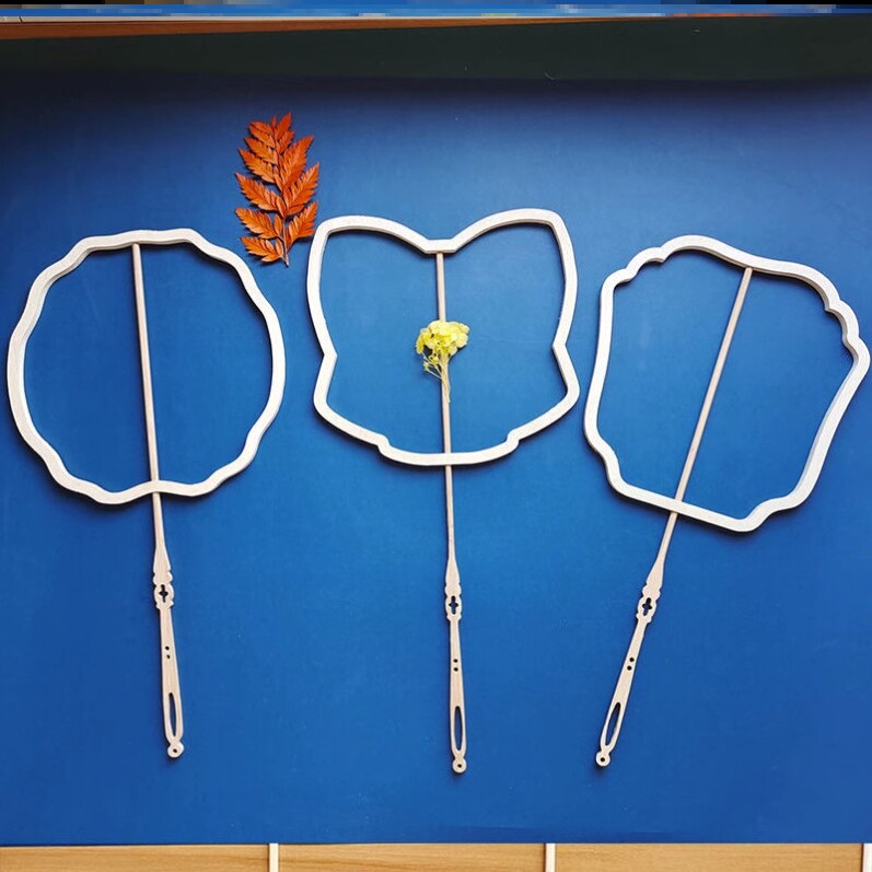 蚕茧手工扇天然烘干完整带蚕蛹桑蚕茧抽丝手工彩绘展示蚕茧壳团扇
