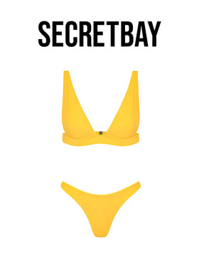 SECRETBAY 分体式比基尼三角杯泳衣女聚拢大小胸性感三点式泳装