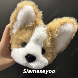 阿桃宇宙 原创柯基小狗挂件材料包 手工diy圣诞小柯基 含视频教程