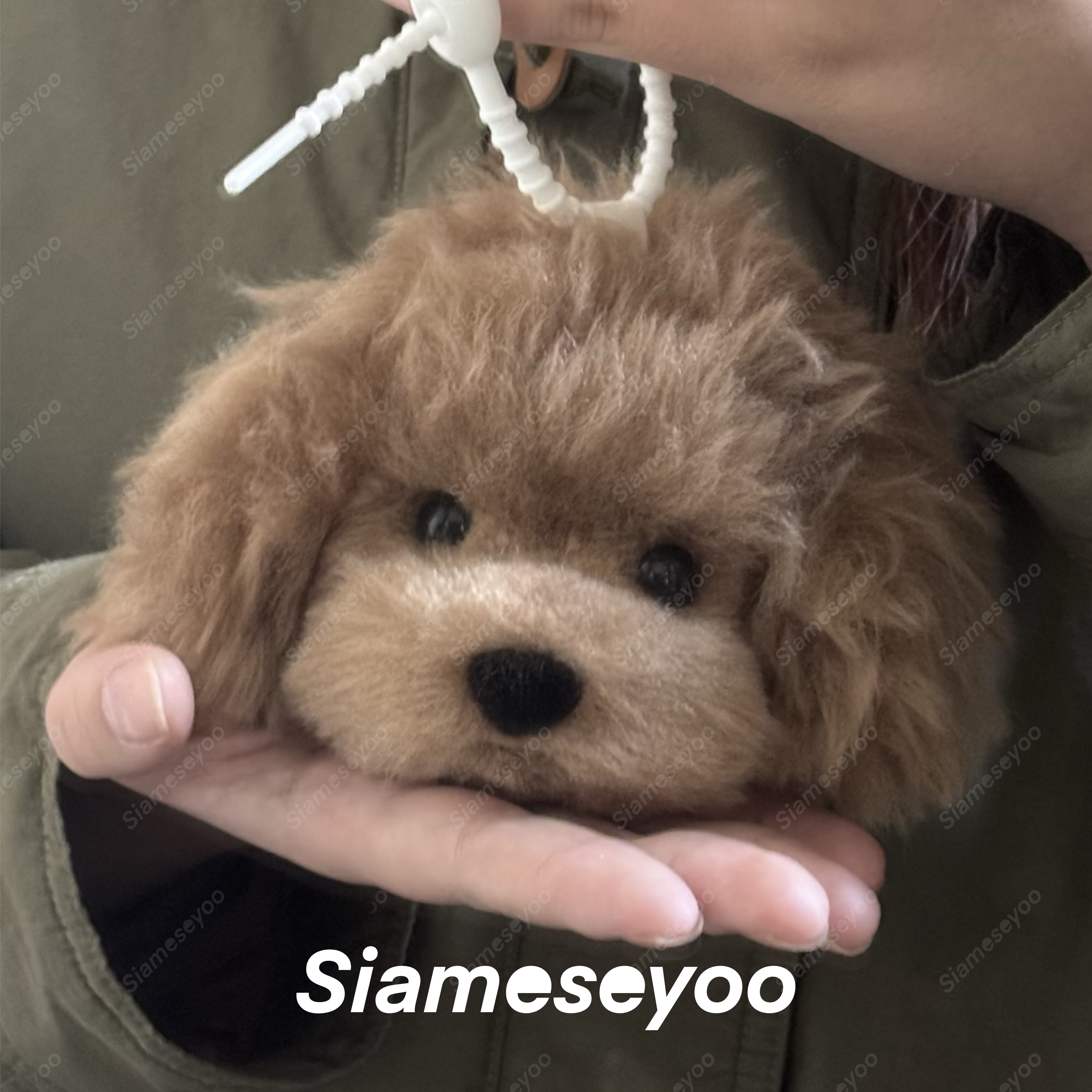 泰迪小狗挂件手工DIY
