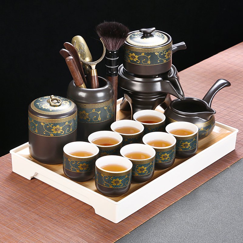 懒人石磨半全自动家用功夫茶具