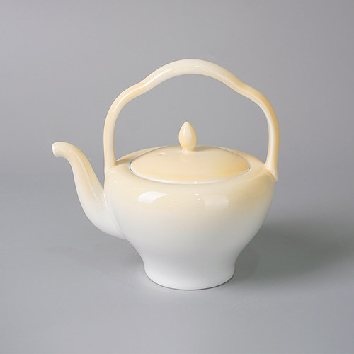 瓷恒堂田园风渐变功夫茶具套装陶瓷提梁壶茶壶泡茶家用小容量单壶