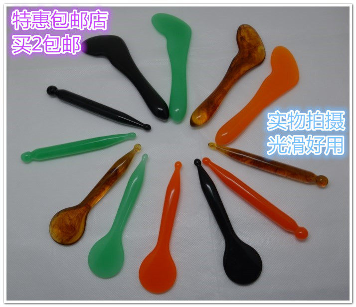 买2包邮蜜蜡拨筋棒 半边棒经络按摩棒 美容拨筋棒 ，蜜腊美容舒筋