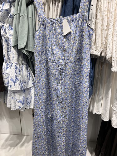 H家系全新不退换1328227新品女装棉质梭织连衣裙