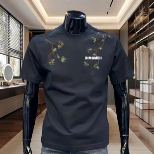 ins夏季 T恤青年男女款 潮牌街头百搭圆领上衣 痞帅重磅纯棉短袖 美式