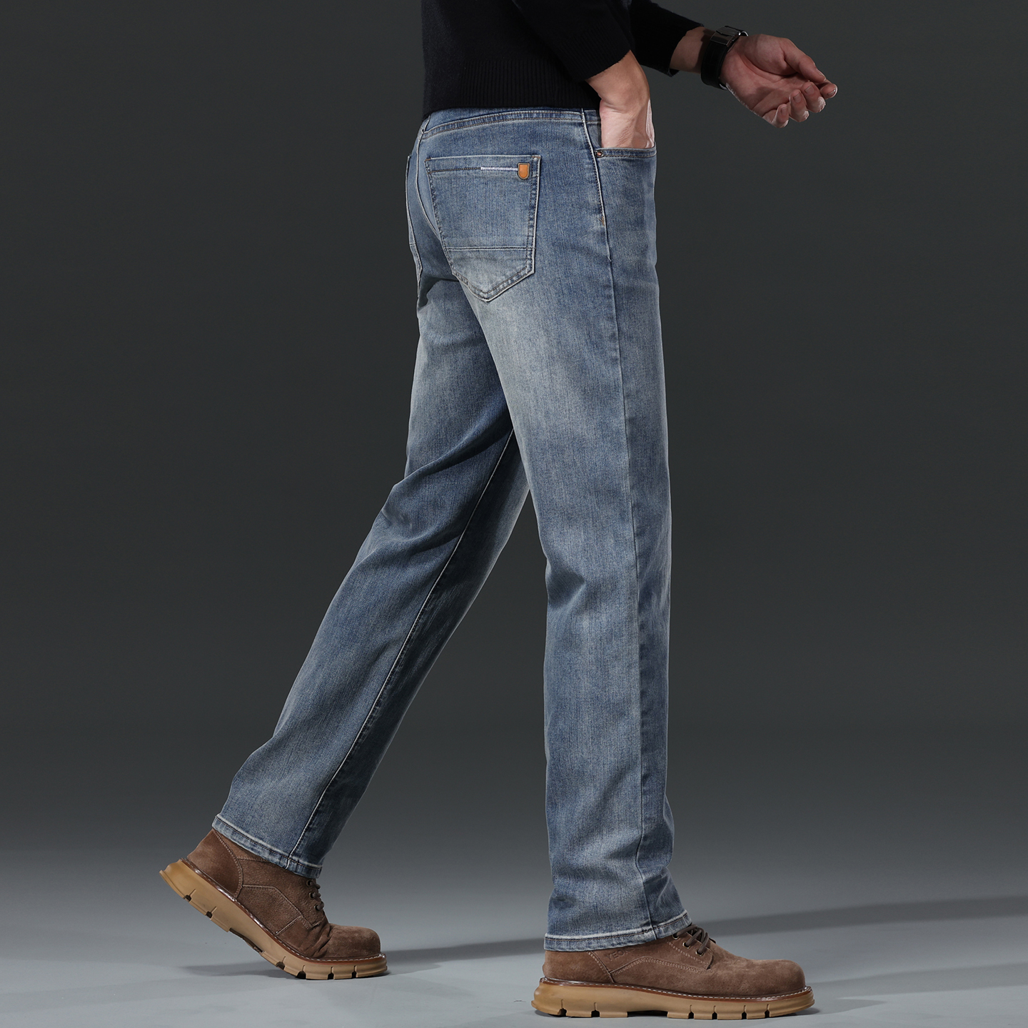 新塘2025新款牛仔裤男直筒宽松