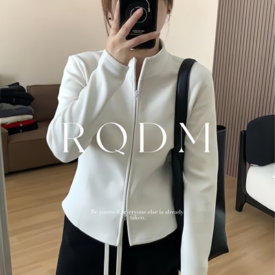 双头拉链立领卫衣显瘦可内搭外套