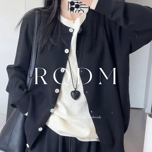 大码女装2026春季新款胖MM简约通勤撞色假两件长袖针织衫洋气上衣