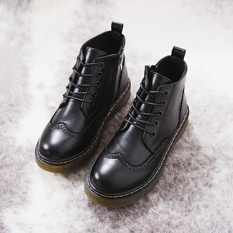 2020春秋新款复古ins短筒马丁靴