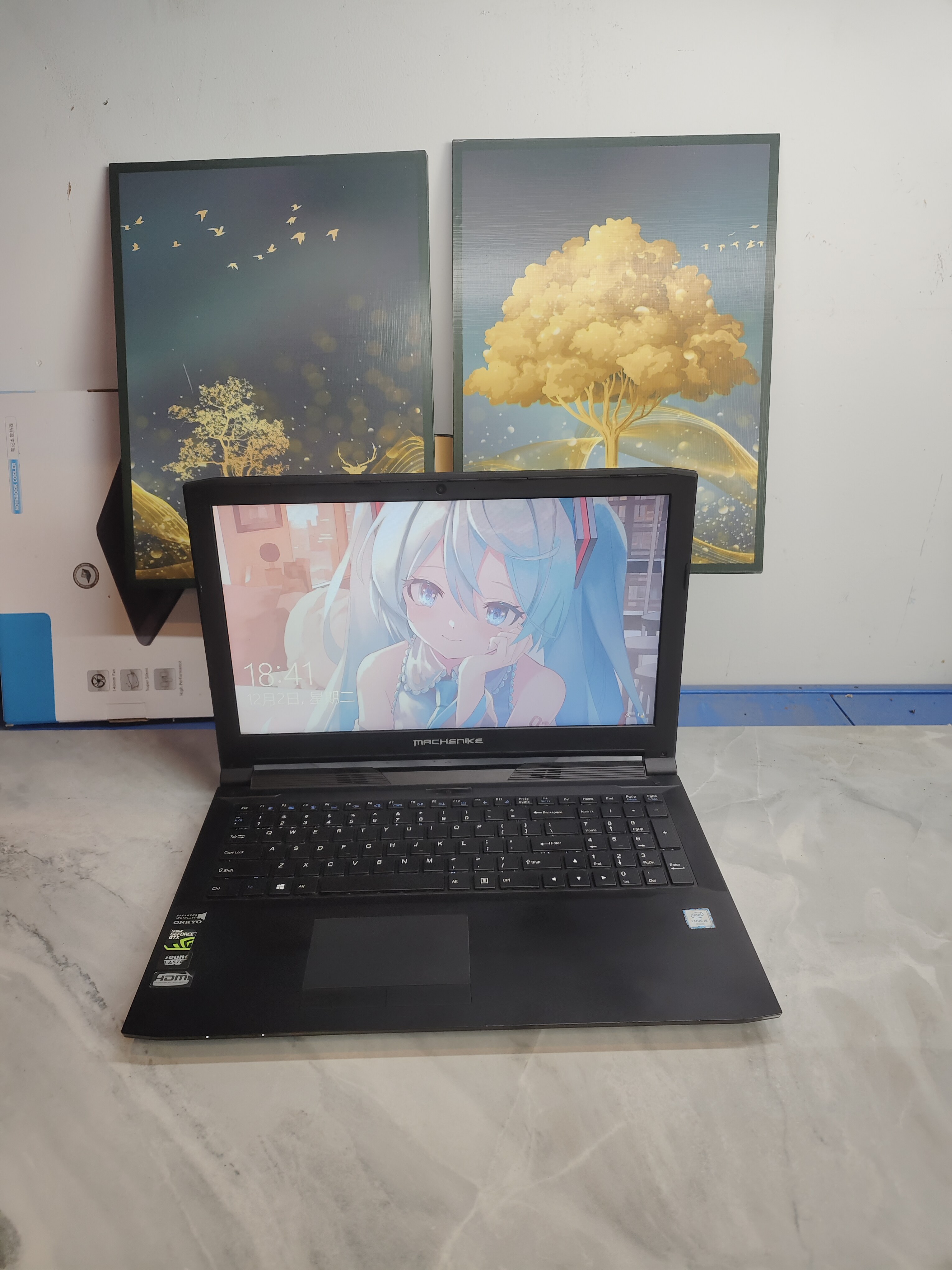 机械师F57游戏本i5四核+GTX950M独显畅玩永劫无间/原神/CS2/ 办公