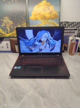 二手华硕GL553VD游戏本 15.5寸大屏i7四核GTX1050 4G独显 16G内存