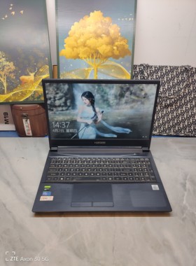 二手神舟游戏本 15.5寸大屏 i5四核GTX1650Ti 4G独显 16G内存