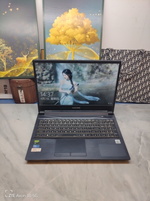 二手神舟游戏本 15.5寸大屏 i5四核GTX1650Ti 4G独显 16G内存