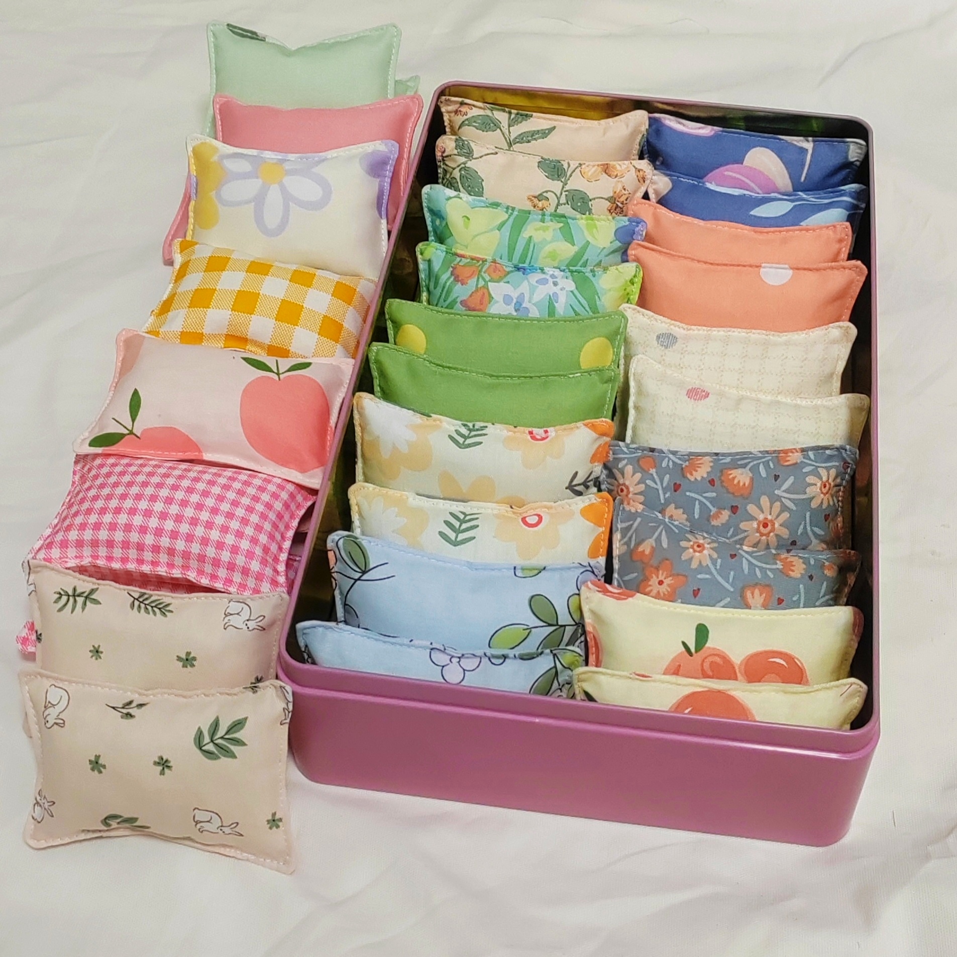 荷兰猪枕头兔子枕头龙猫豚鼠小宠物bjd棉花娃娃迷你微缩小枕头