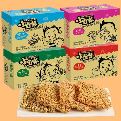 干脆面整箱小吃小当家脆脆面零食