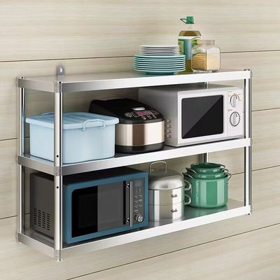 商用不锈钢架托壁挂式2上吊架调味架层架调料架厨房架3可挂墙架子