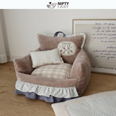 米南宠物沙发秋冬保暖狗窝全可拆洗INS马尔济斯约克夏小型犬泰迪