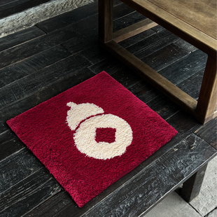 葫芦（福禄来财）送福新年限定簇绒椅垫家用沙发垫办公室防滑坐垫