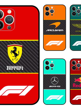 法拉利车队F1赛车手机壳汉密尔顿周边适用于iPhone17promax苹果15plus华为m80荣耀oppovivo红米note12小米13