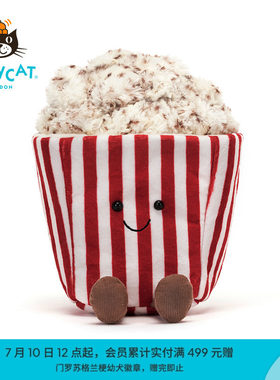 Jellycat趣味爆米花毛绒玩具