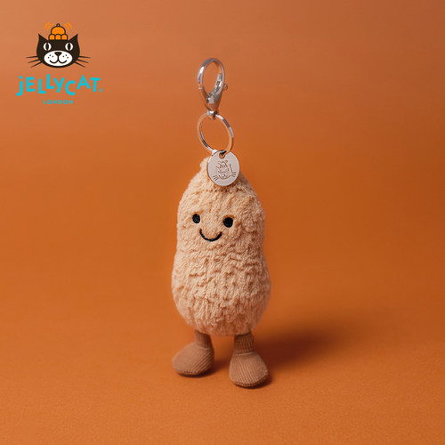 Jellycat挂件趣味花生包包挂饰