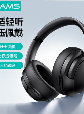 USAMS跨境头戴式蓝牙耳机超长续航高端音质无线降噪耳麦礼品电竞