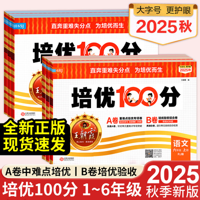 2025秋新版王朝霞试卷培优100分