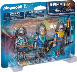 Playmobil摩比世界骑士城堡骑士套装70671 军团正版拼装欧洲手办