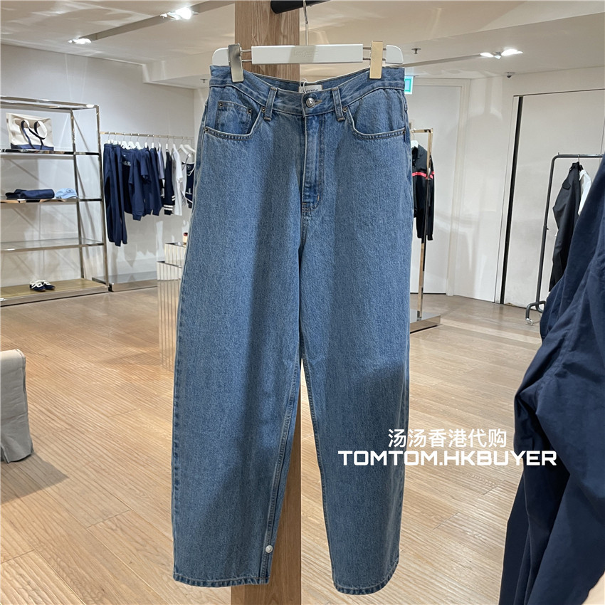 香港正品代购 Sienne 25秋冬 简约直筒休闲牛仔裤