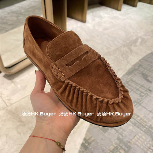 汤汤香港 PEDDER RED 26秋冬 绒面平底懒人鞋