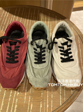 香港正品代购 PEDDER RED 25秋冬 系带尖头休闲平底运动鞋