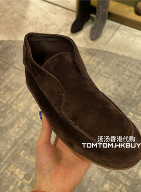 香港正品代购 Pedder red 25秋冬 绒面皮简约平底短靴