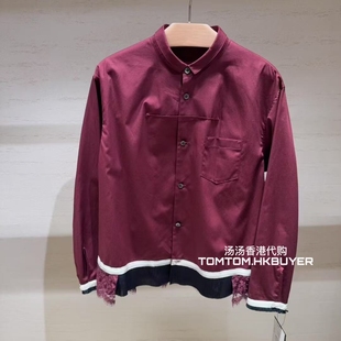 25秋冬 Undercover 蕾丝拼接时尚 长袖 香港正品 衬衣衬衫 代购
