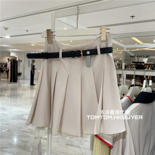 香港正品代购 Self Portrait 25秋冬蕾丝裙摆百褶裙半裙