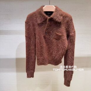 翻领半系扣毛衣针织衫 香港正品 25秋冬 Undercover 代购