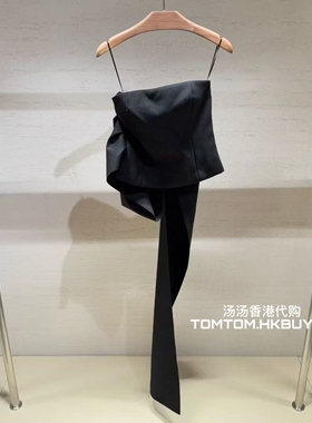 年终折扣 香港正品代购 Rohe 25秋冬 不对称性感露肩抹胸上衣