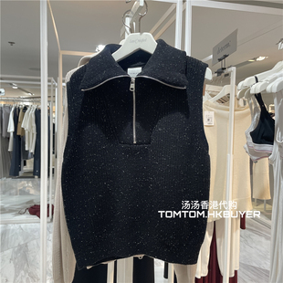 年终折扣 香港正品代购  Varley 25秋冬 拉链休闲马甲背心上衣