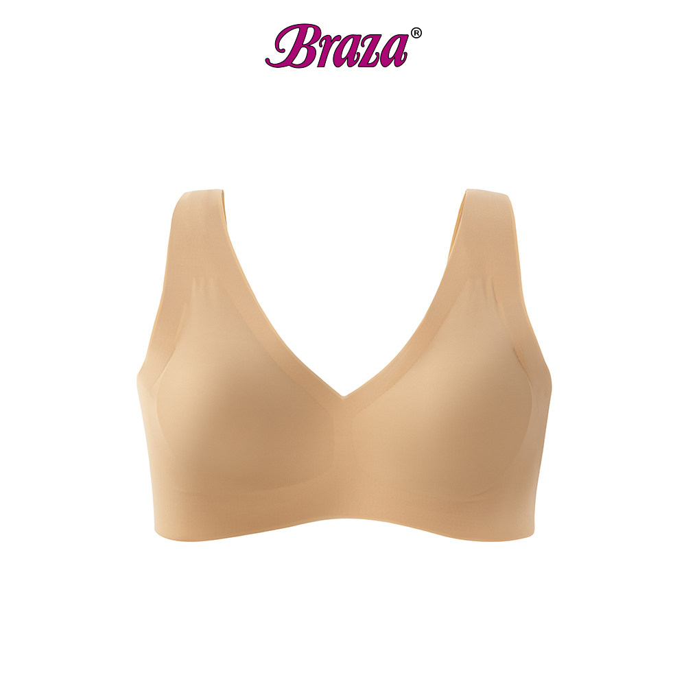 braza无痕文胸美国透气宽肩带