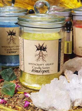 Witchcraft Grace 独家配方手工香薰蜡烛附珍贵材料open road
