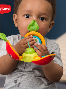 TinyLove苹果魔盒扭扭乐婴儿手抓球0-12月宝宝抓握球哄娃玩具可咬