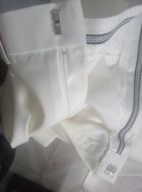 [无为工坊】dk制服裤子白色日系西装长裤