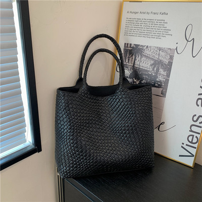 时尚简约大容量单肩托特包