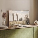 北欧风油画田园风光海边风景画客厅沙发背景墙装 饰画卧室床头挂画