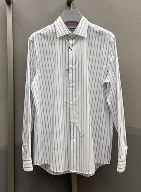 2023新款卡尔丹顿专柜春季正品男士纯棉长袖衬衫 KDBS13517SAN1