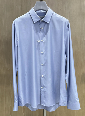 2024新款卡尔丹顿专柜春季正品男士长袖衬衫衬衣 KEAS13518PBN2