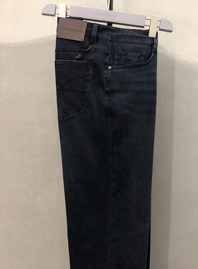 2023新款卡尔丹顿专柜春夏季正品男装水洗牛仔裤 KDBS12303NAG7