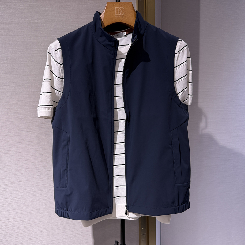 迪赛DEICAE专柜春季新款正品男士休闲上衣马甲背心2色644111513